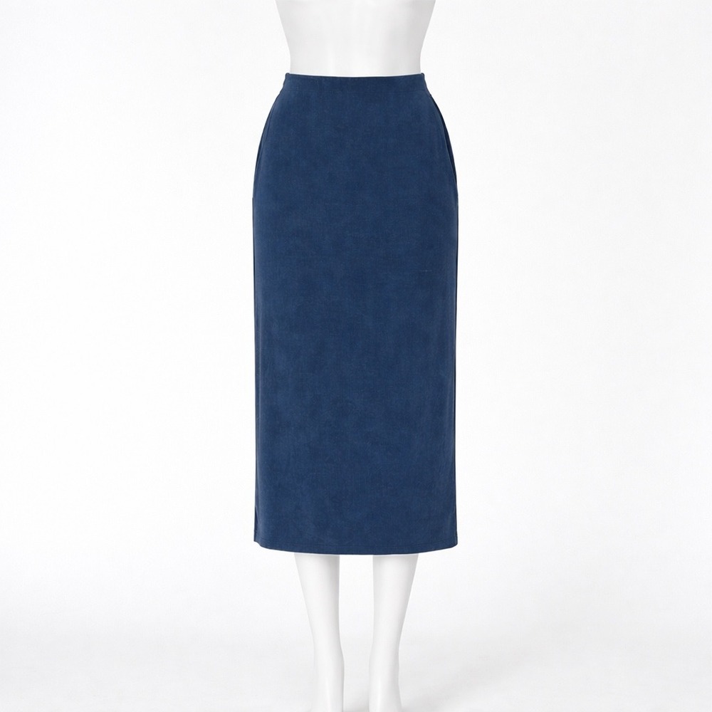 Lululemon Softstreme High Rise Midi Skirt Women's 6 Blue Soft Modal